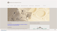 Desktop Screenshot of fondazionecarispcesena.it